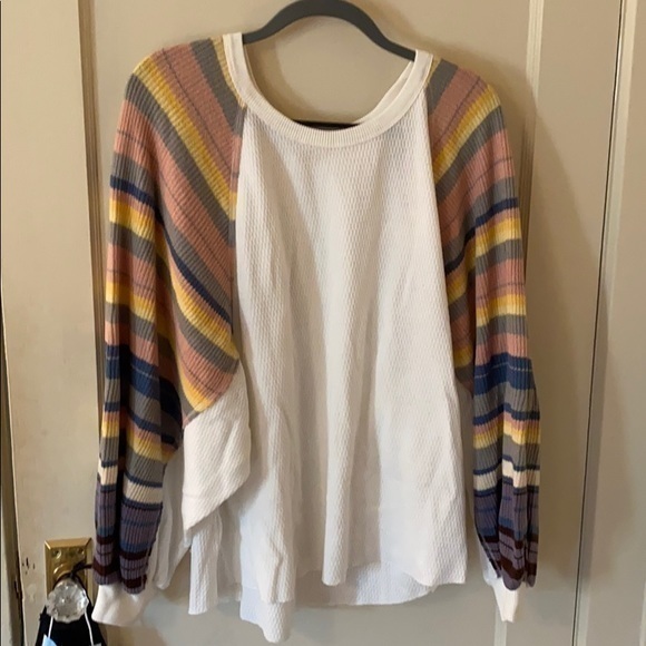 Rainbow Dreams Batwing Sleeve Knit Top - Picture 3 of 4